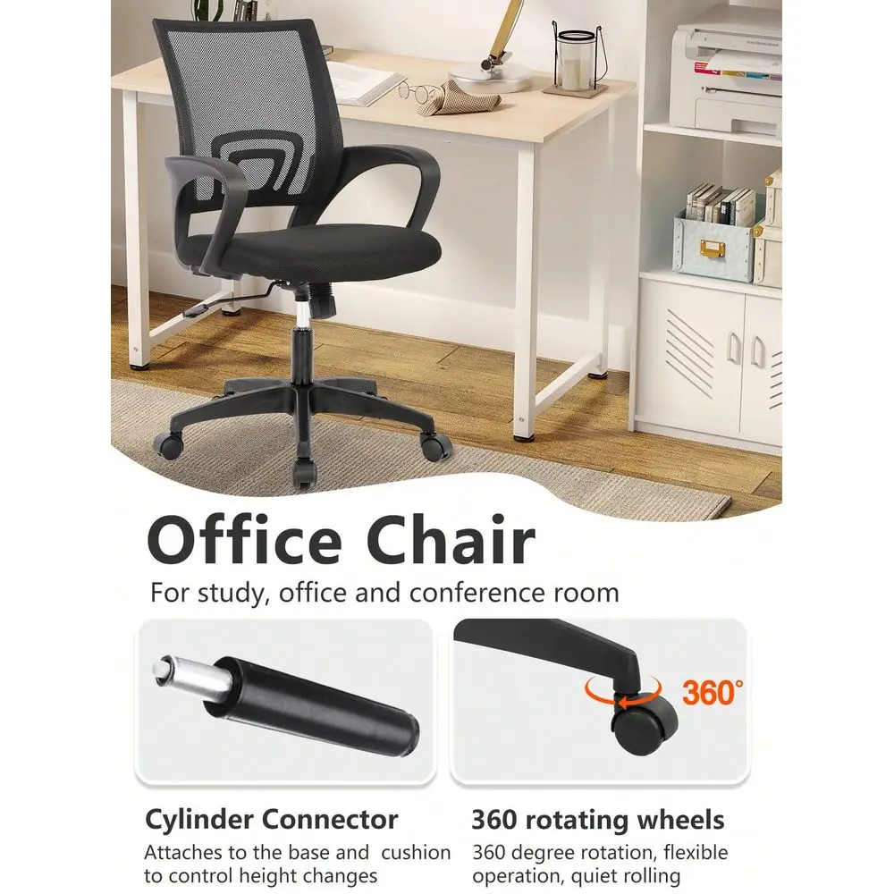 Chair Computer Desk Task Chair Mesh Computer Chair Back Support Modern Executive Adjustable Chair For Men Women,2 Pack