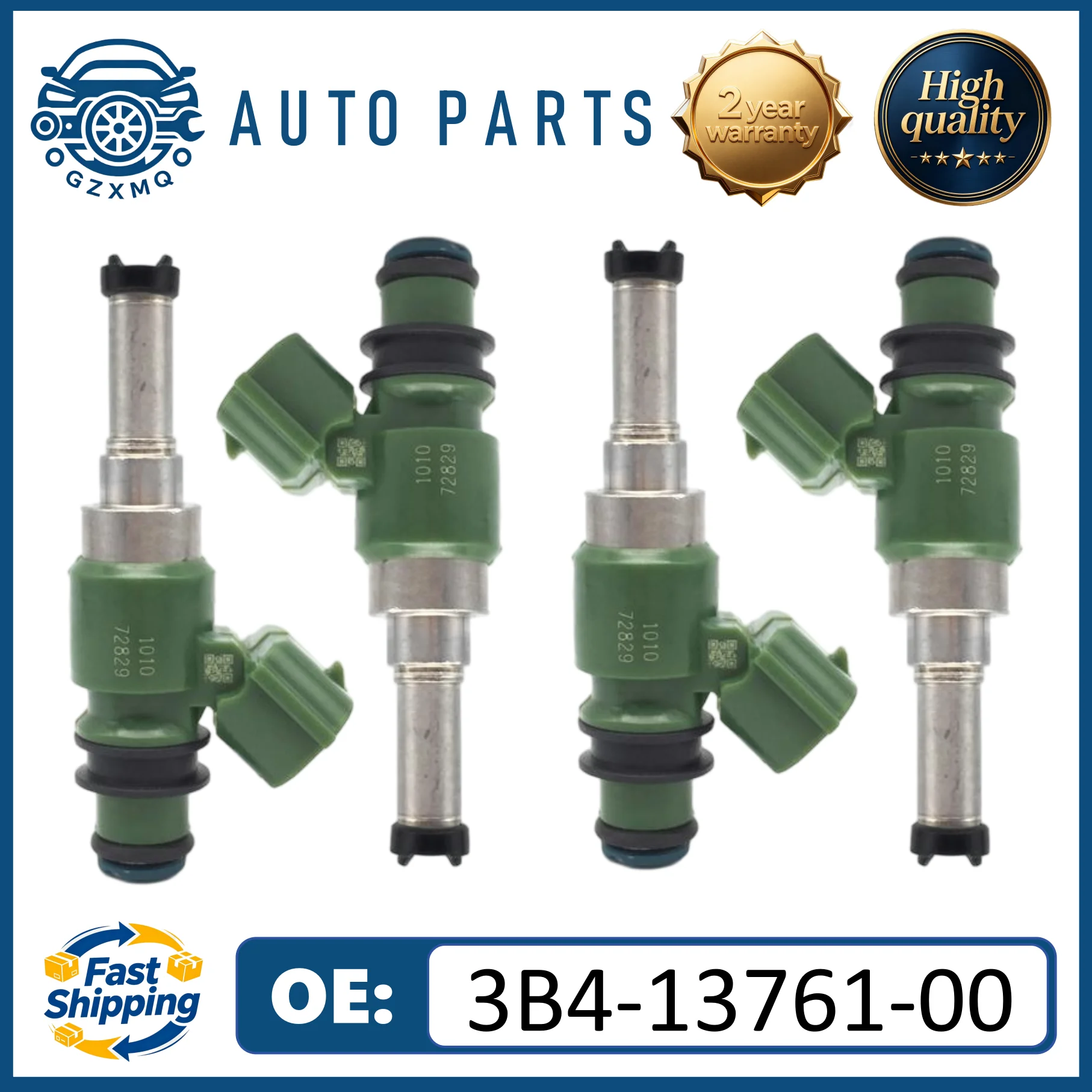 

3B4-13761-00-00 High quality 1/4pcs Fuel Injector for Yamaha YFZ450R ATV 2009–2021
