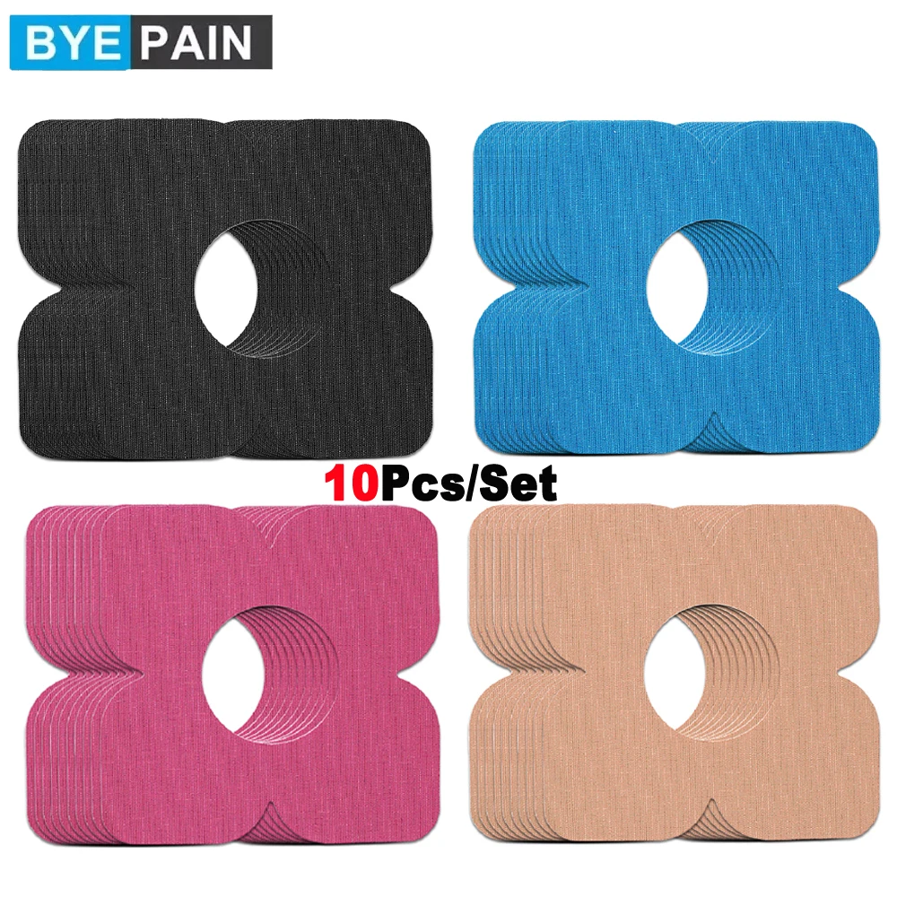 10PCS Kinesiology Tape for Knees - Waterproof Knee Tape for Knee Support - Elastic Athletic Tape for Running, Hiking, Sports