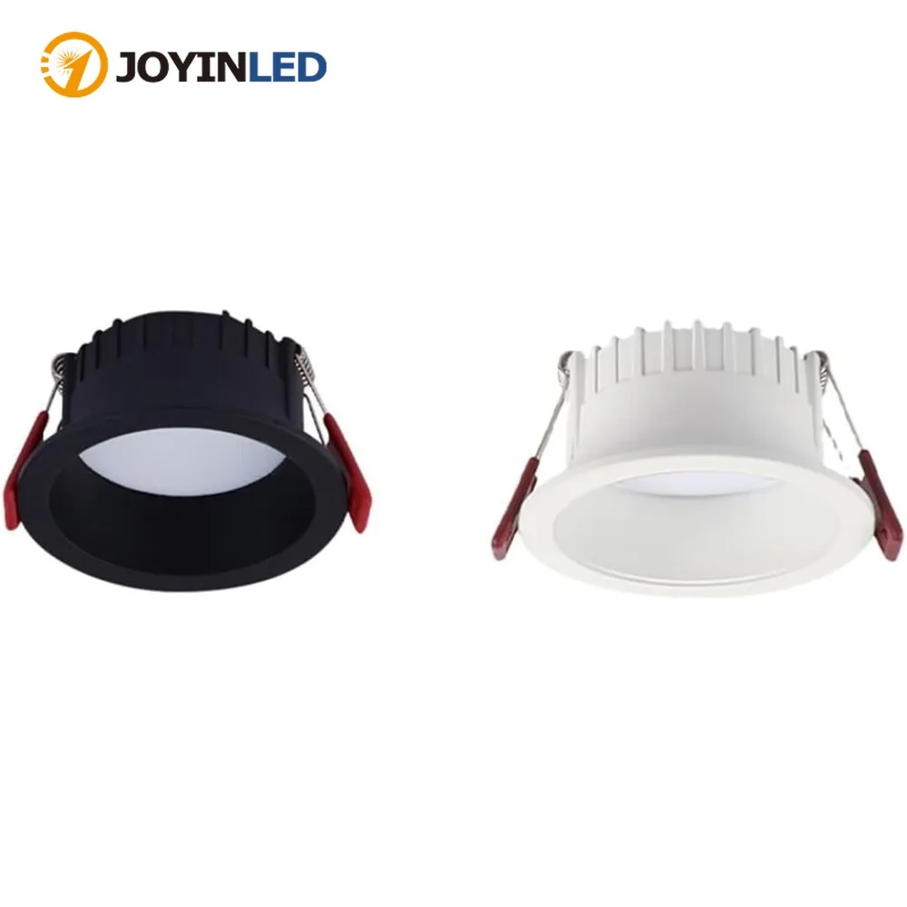 JOYINLED Dimmbares LED-Downlight, Deckenleuchte, blendfrei, 10 W, LED-Spot-Lampe, Hintergrundbeleuchtung, Innenbeleuchtung, Ausschnitt 75 mm, Heimbeleuchtung