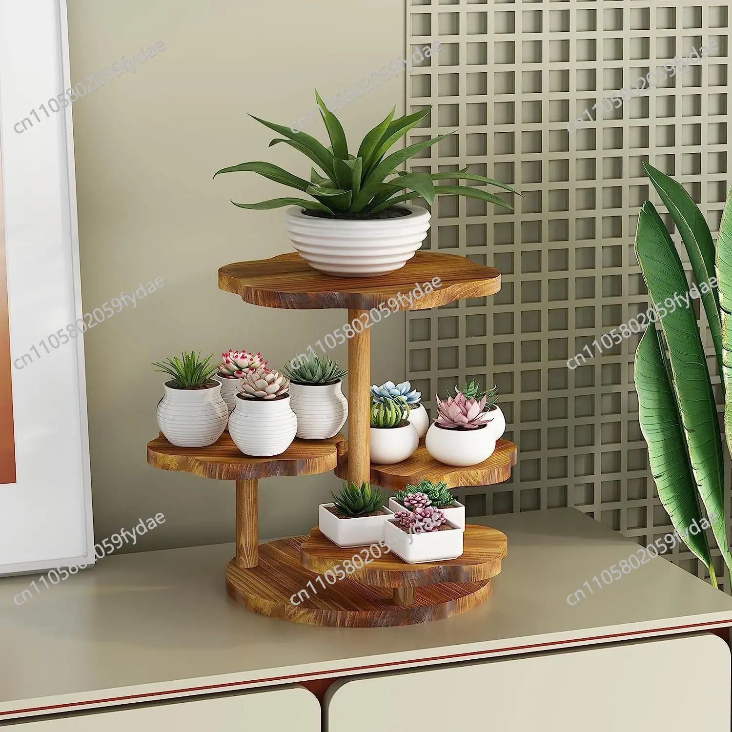 

Деревянная подставка для тортов, двойная подставка для десертов, поднос для отеля, подставка для кексов, органайзер для хранения