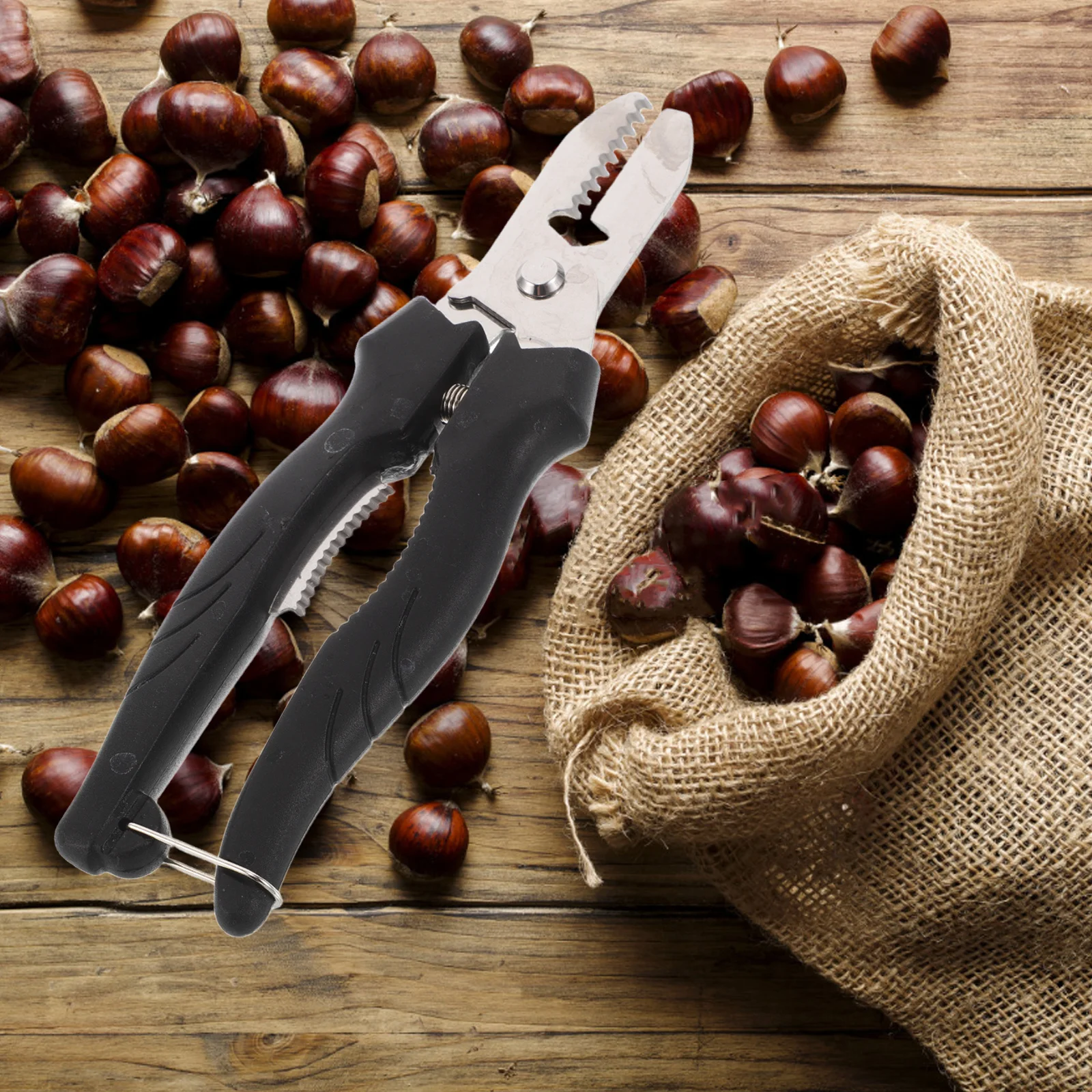

1Set Stainless Steel Chestnut Cutter Chestnut Opener Ergonomic Shell Removal Tool Multifunctional Kitchen Peeler Cracker