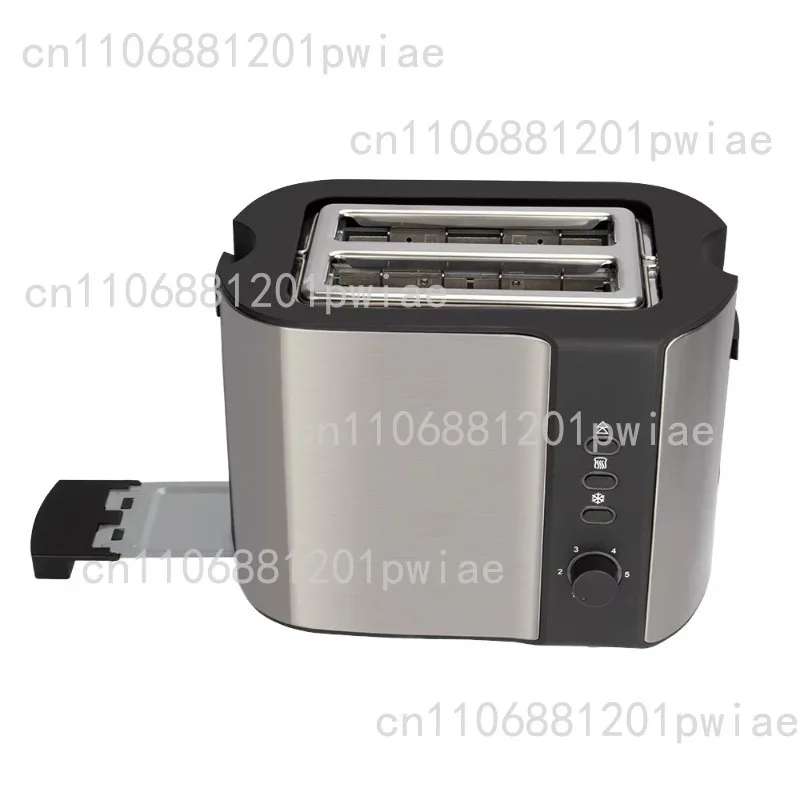 Automatic Toaster: Multifunctional Extra-Wide 2-Slice Toaster, Ideal for Use in Cars and Hotels