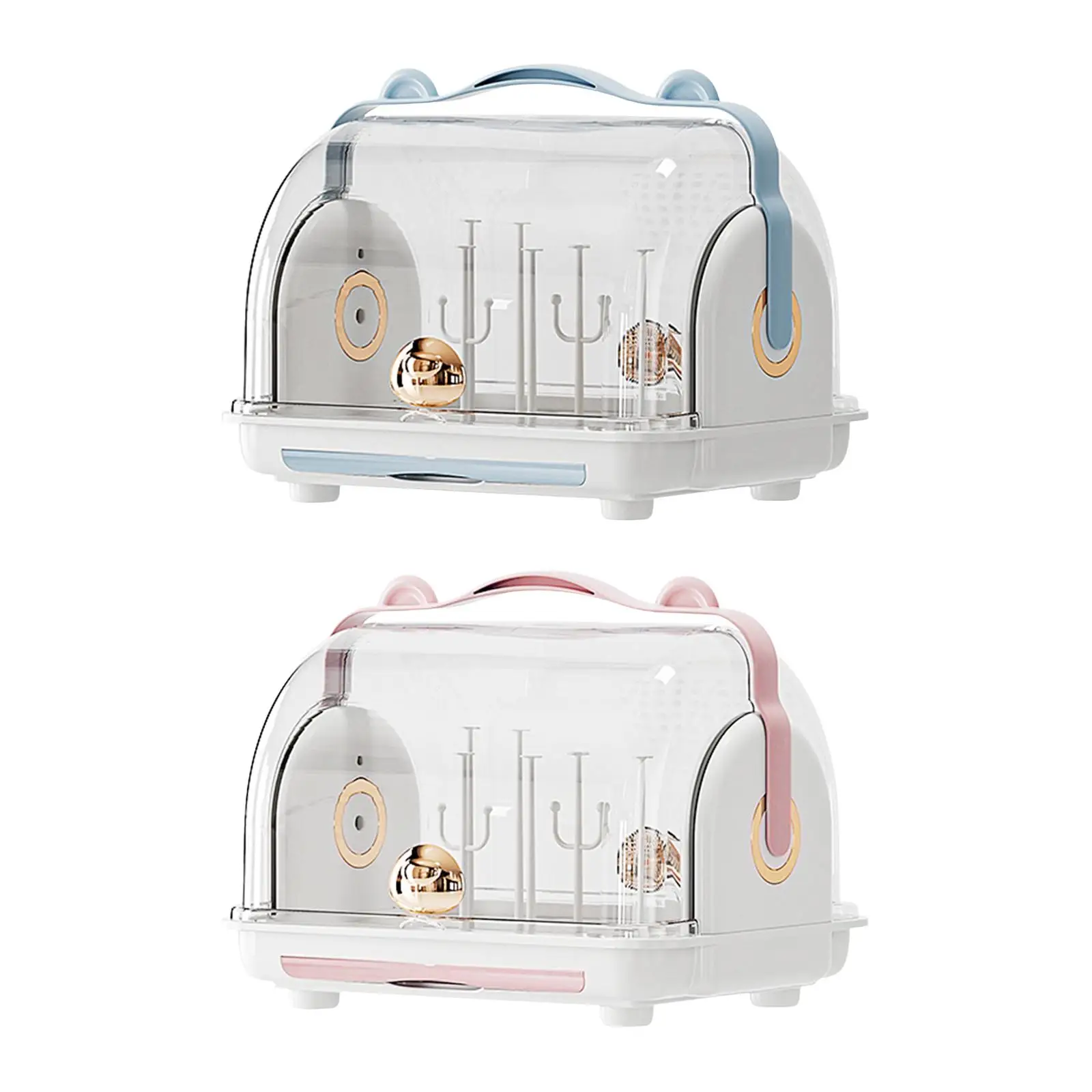 Feeding Bottles Container Portable Nursing Bottle Storage Box for Cabinet