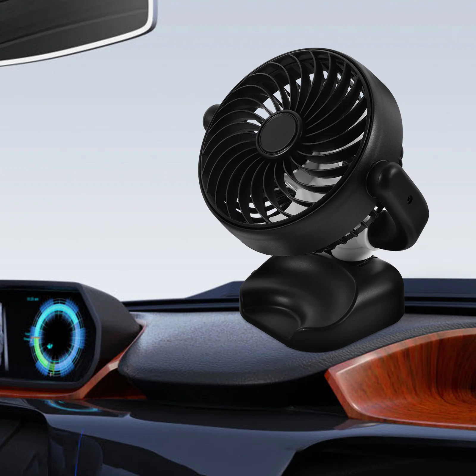 

Car Fan Air Circulation 12V USB Small Foldable Backseat Cooling Fans Fan Vehicle Mounted Fans Car Airflow
