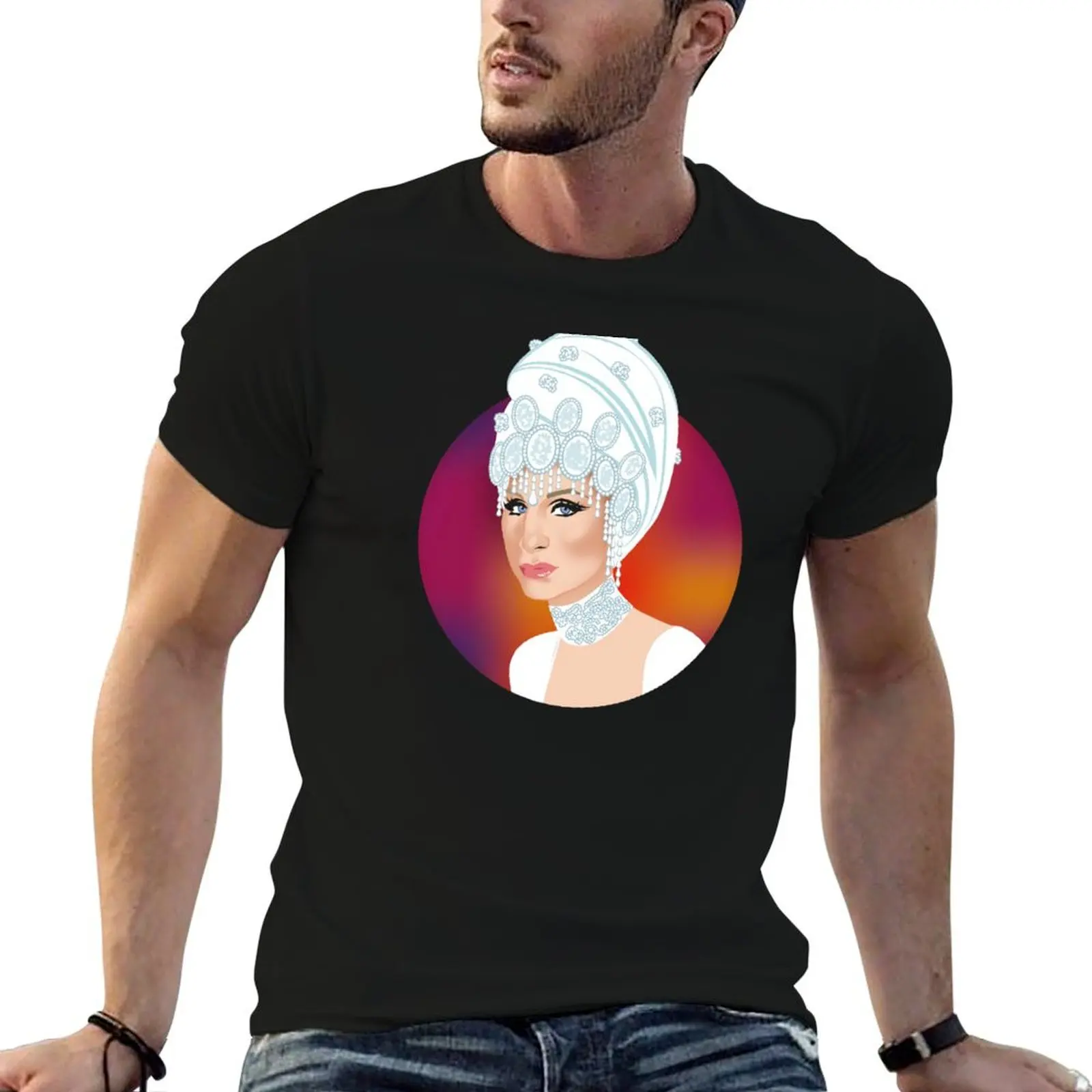 تي شيرت Lady Melinda Tentrees تي شيرت رجالي مصمم تي شيرت رجالي فاخر تي شيرت قطني ثقيل #4