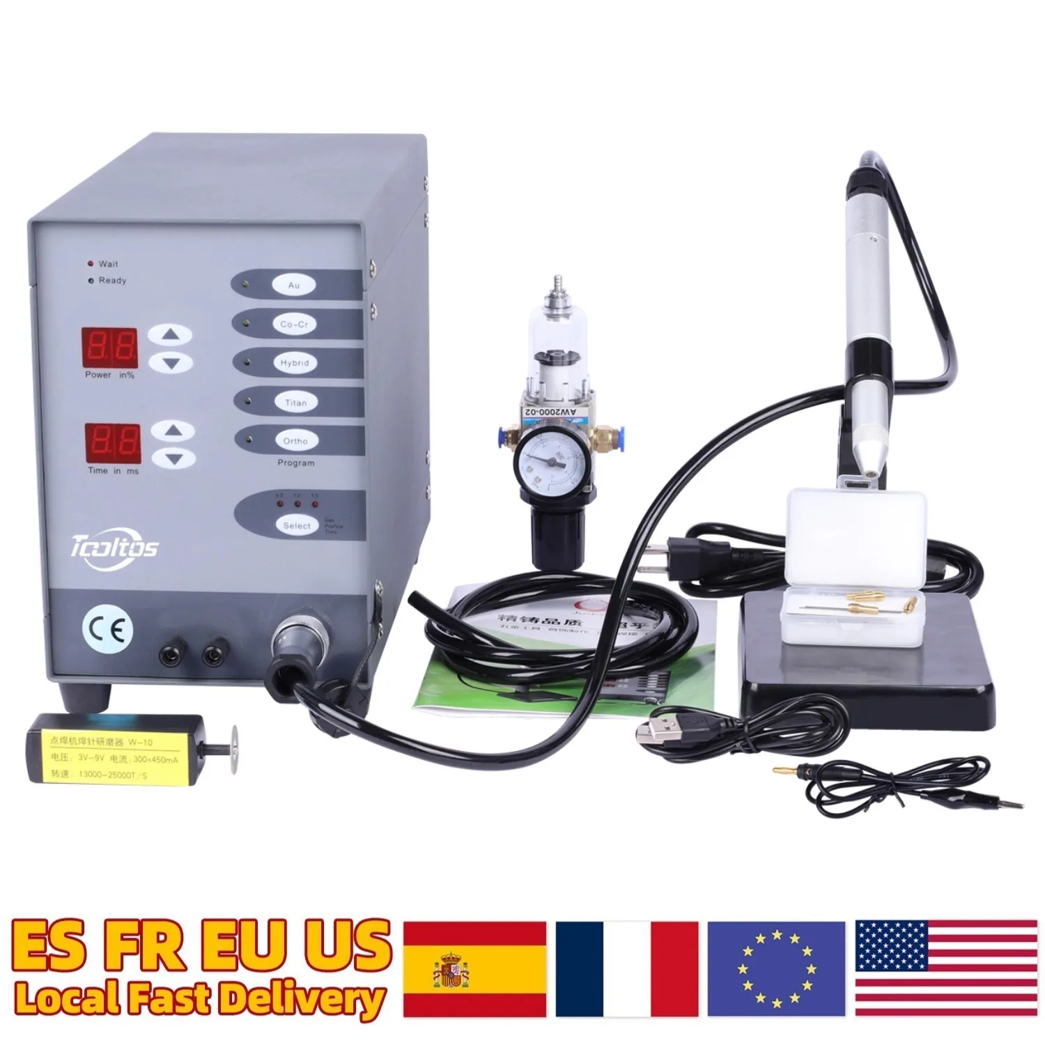

Automatic Numerical Control Spot Welding Machine: High-Power Pulse Argon Welder for Gold/Silver Jewelry & Eyeglass Repair