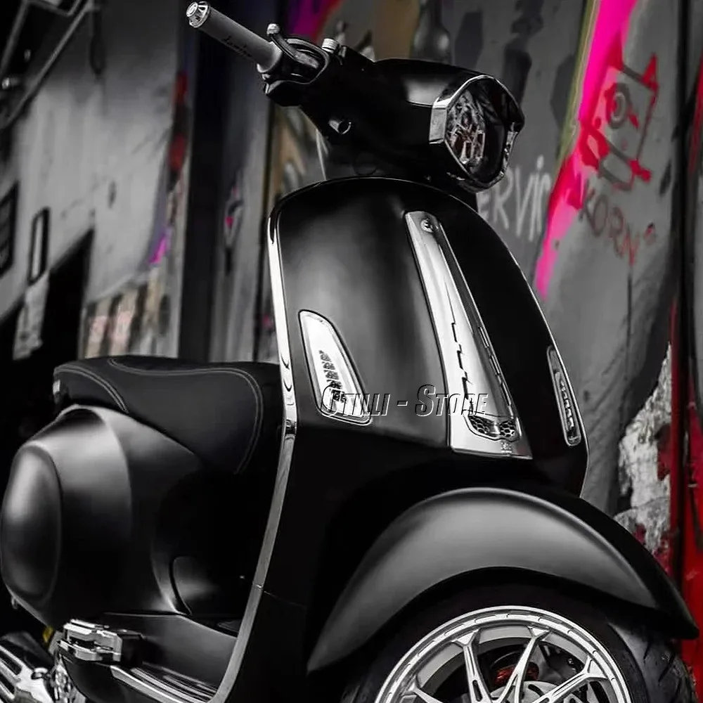 Aluminum Front Horn Head Fairing Cover For Vespa Primavera Sprint 150 Sprint150 Motorcycle Accessories Decorative Cover