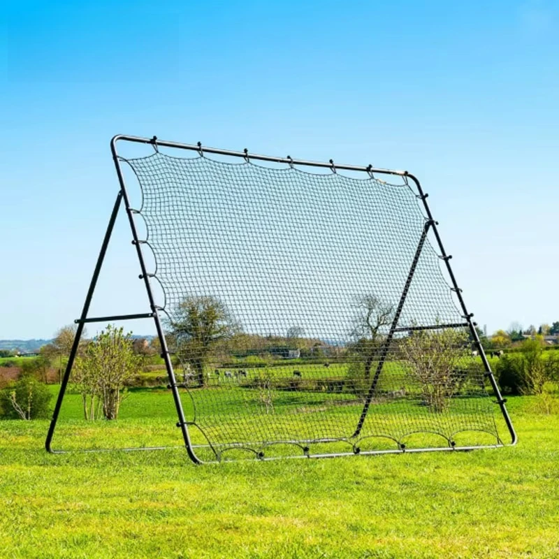 Baseball Rebounder Net, 7x7FT Portable Pitchback Trainer, Baseball Softball Practice Equipment, Heavy Duty Steel Frame