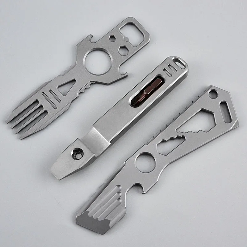 Imagem -05 - Multifuncional Chave de Fenda Pry Bar Crowbar Extrator de Unhas Window Breaker Outdoor Edc Ferramenta Abridor de Garrafas 135 mm Aço Inoxidável