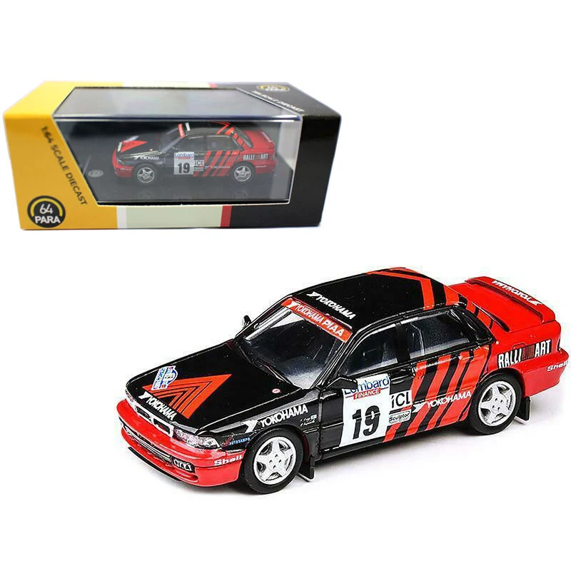 PARA 1:64 Galant VR4 voiture de rallye en alliage moulé sous pression et véhicules jouets modèle de voiture Miniature échelle modèle de voiture jouets pour enfants