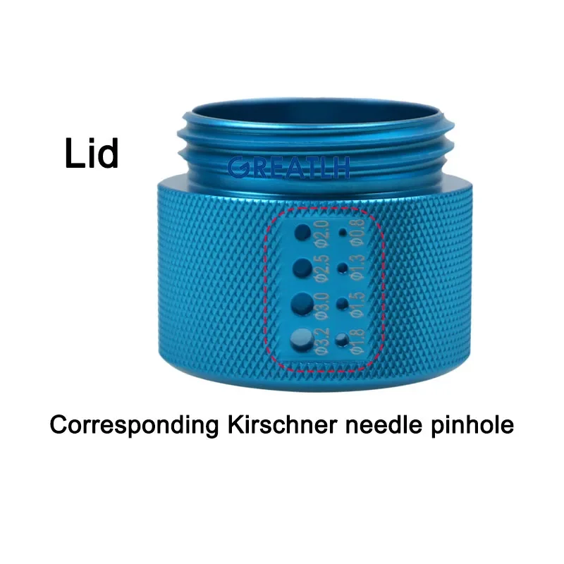 Imagem -04 - Autoclavável Kirschner Wire Pins ao Drill Disinfection Box Caixa de Esterilização Instrumento Ortopédico