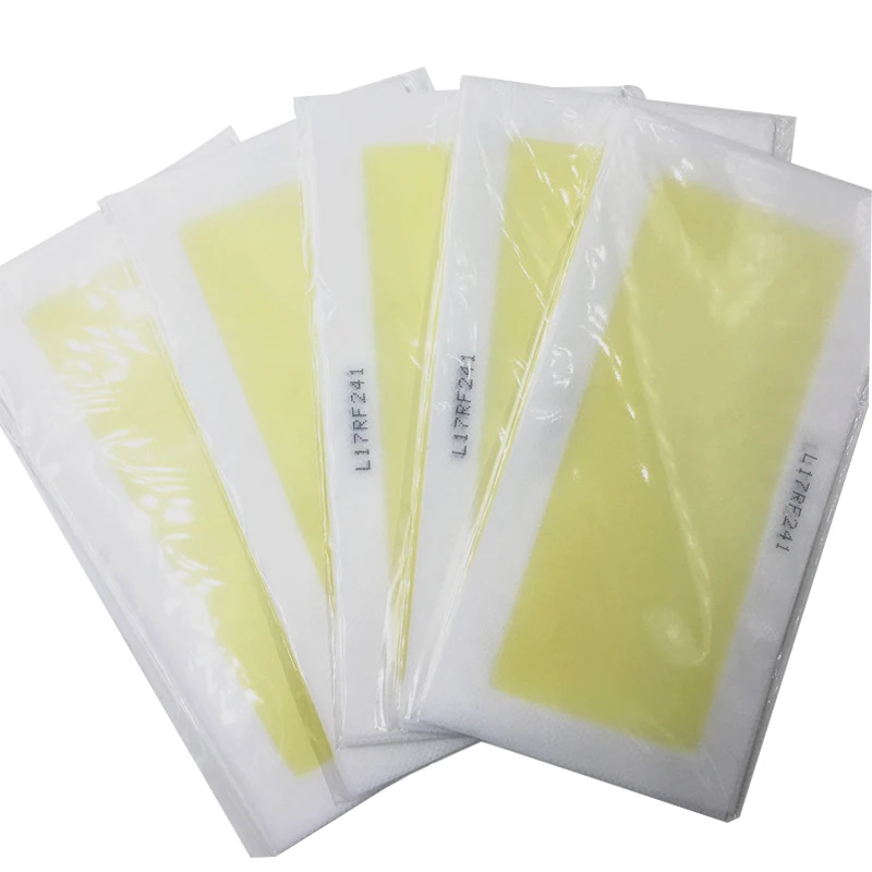 100pcs=50sheets Summer Hair Removal Wax Strips Face Armpit Leg Arm Epilator Double Sided Hair Remove Wax Paper Rolls Waxing