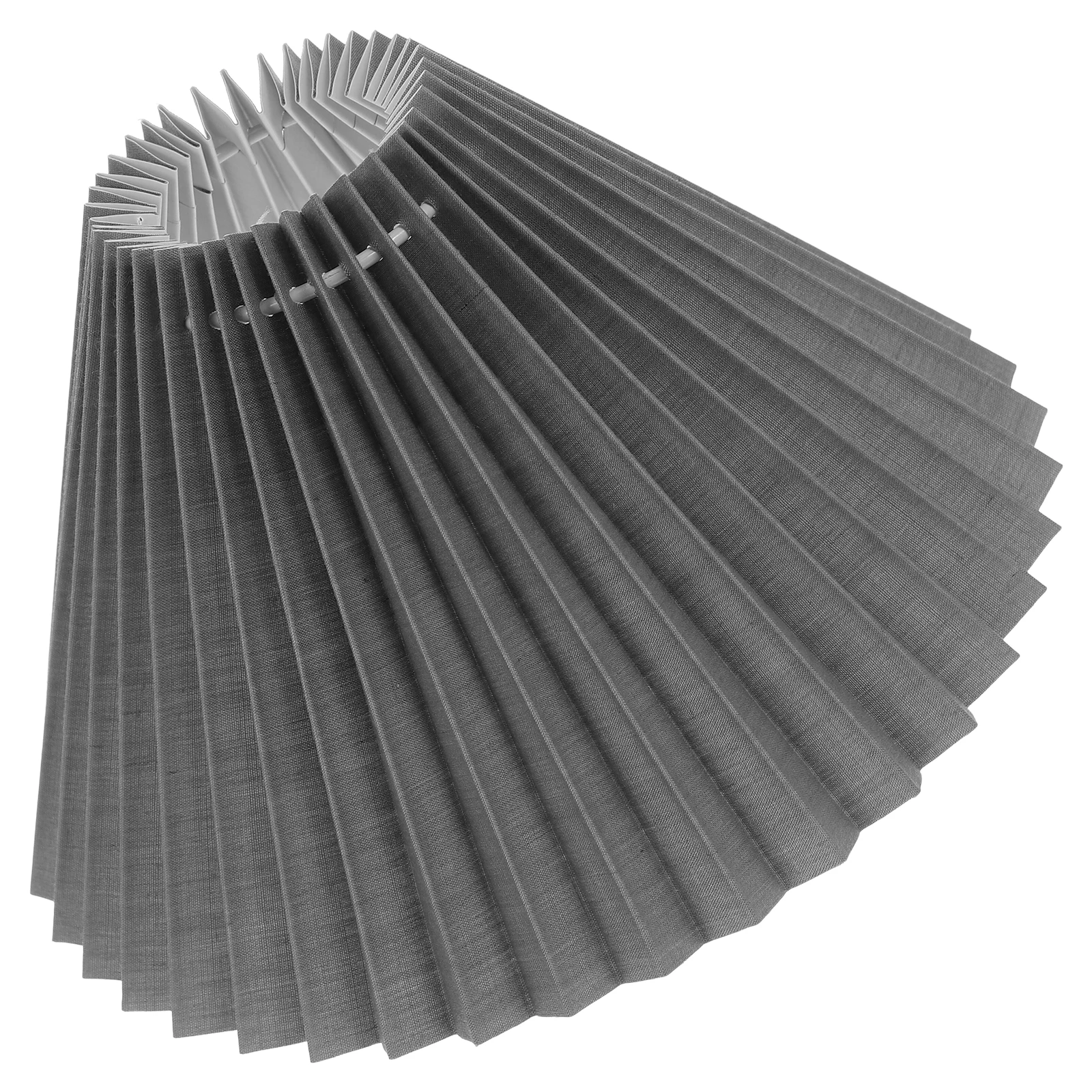 

PVC Fabric Lampshade Scallops Vintage Replacement Pleated Shades for Table Floor Lamp Bedroom Living Room Soft Light