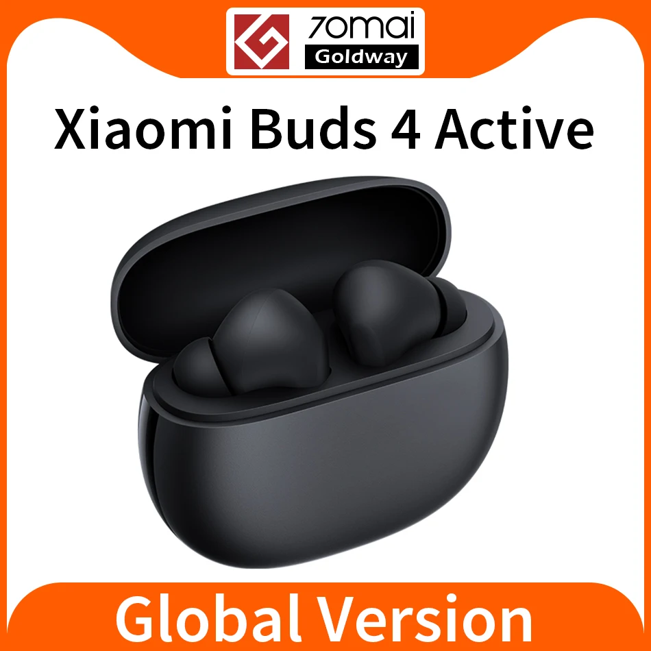 Global Version Xiaomi Redmi Buds 4 Active TWS Active Noise Cancelling Bluetooth 5.3 Wireless Earphone Waterproof Sport Headphone