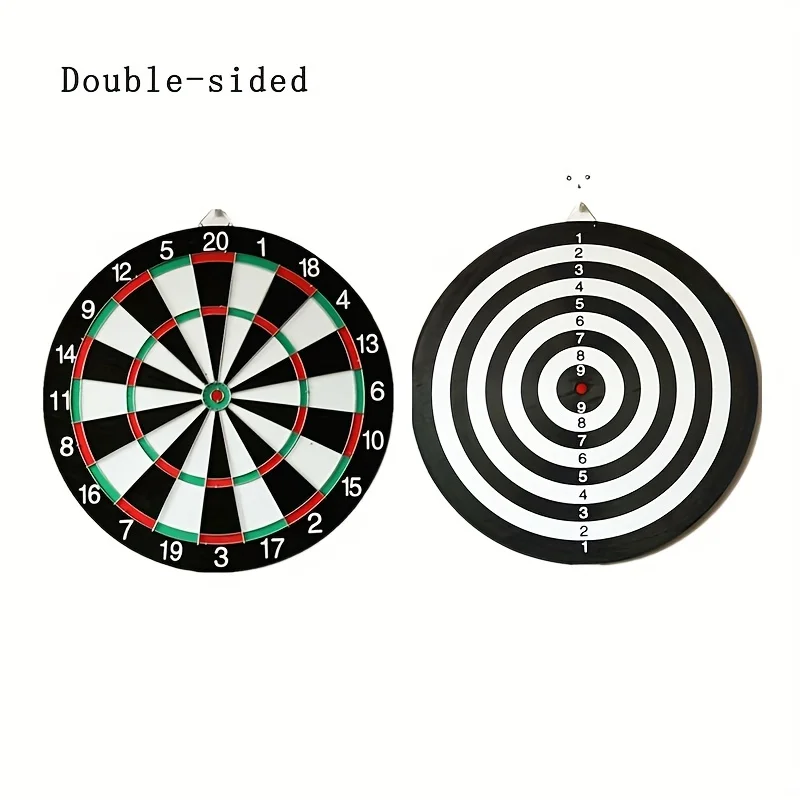 Multi-Specification Mesh Double-Sided Dart Board, Home and Outdoor Entertainment, Lightweight and Easy to Carry, with Darts