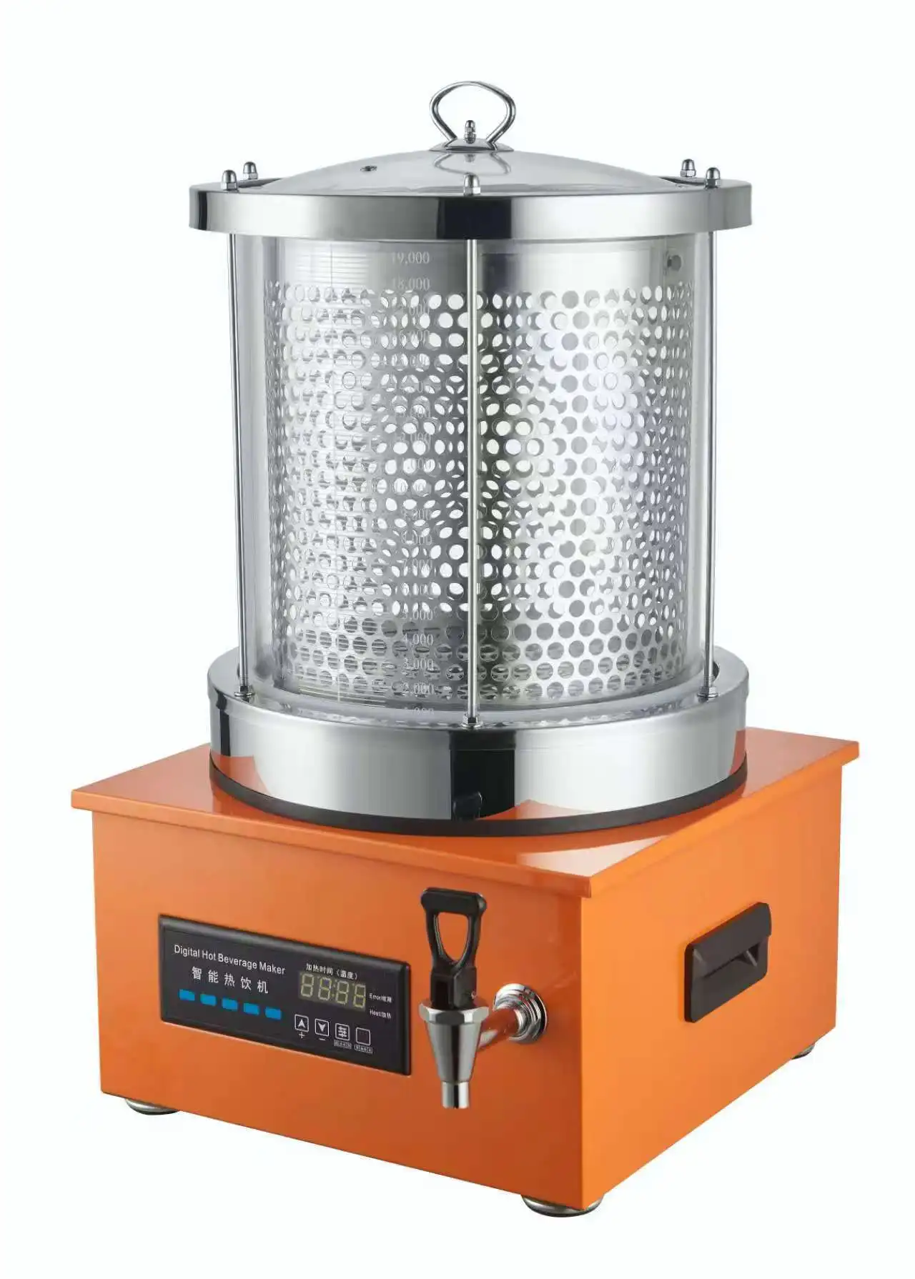 Commercial electric stainless steel digital hot drink machine 20L intelligent flower and grass tea brewer for restaurants 4