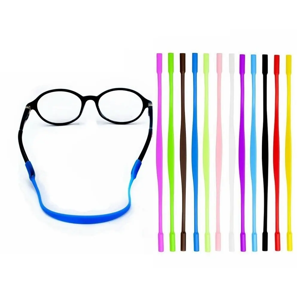 

1pc Eyeglass String Retainer Round Head Buckle Glasses Chain Anti-slip Sports Eyewear Retainer Glasses Holder for Kids