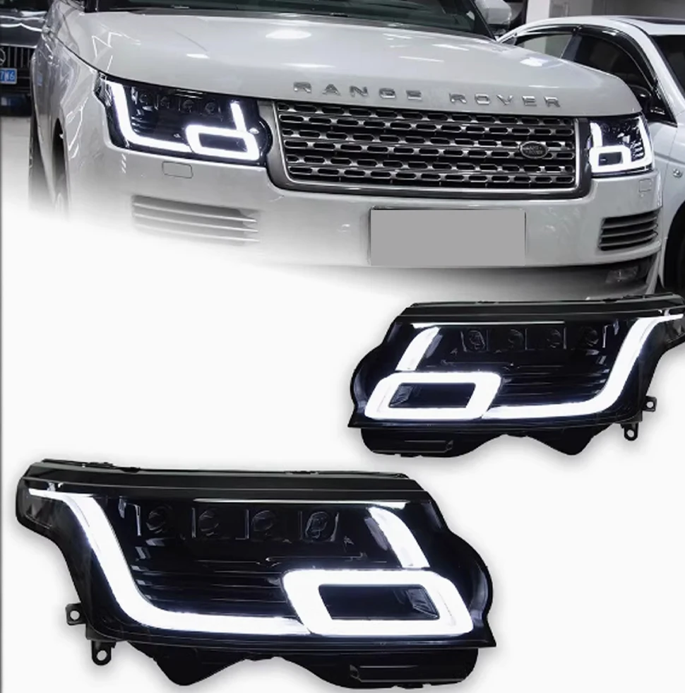 

2022 For Land Rover For Range Rover Headlights Upgrade Bumper Change 8000k Color Temperature New Condition For 2013-2017 For Ran