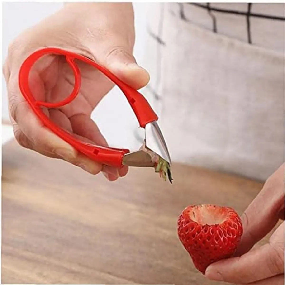Compatible🔧Fruit Corer Core Remover Strawberry Huller Stem Eyes Stalk Leaves Vegetable Tool for Kitchen view 6