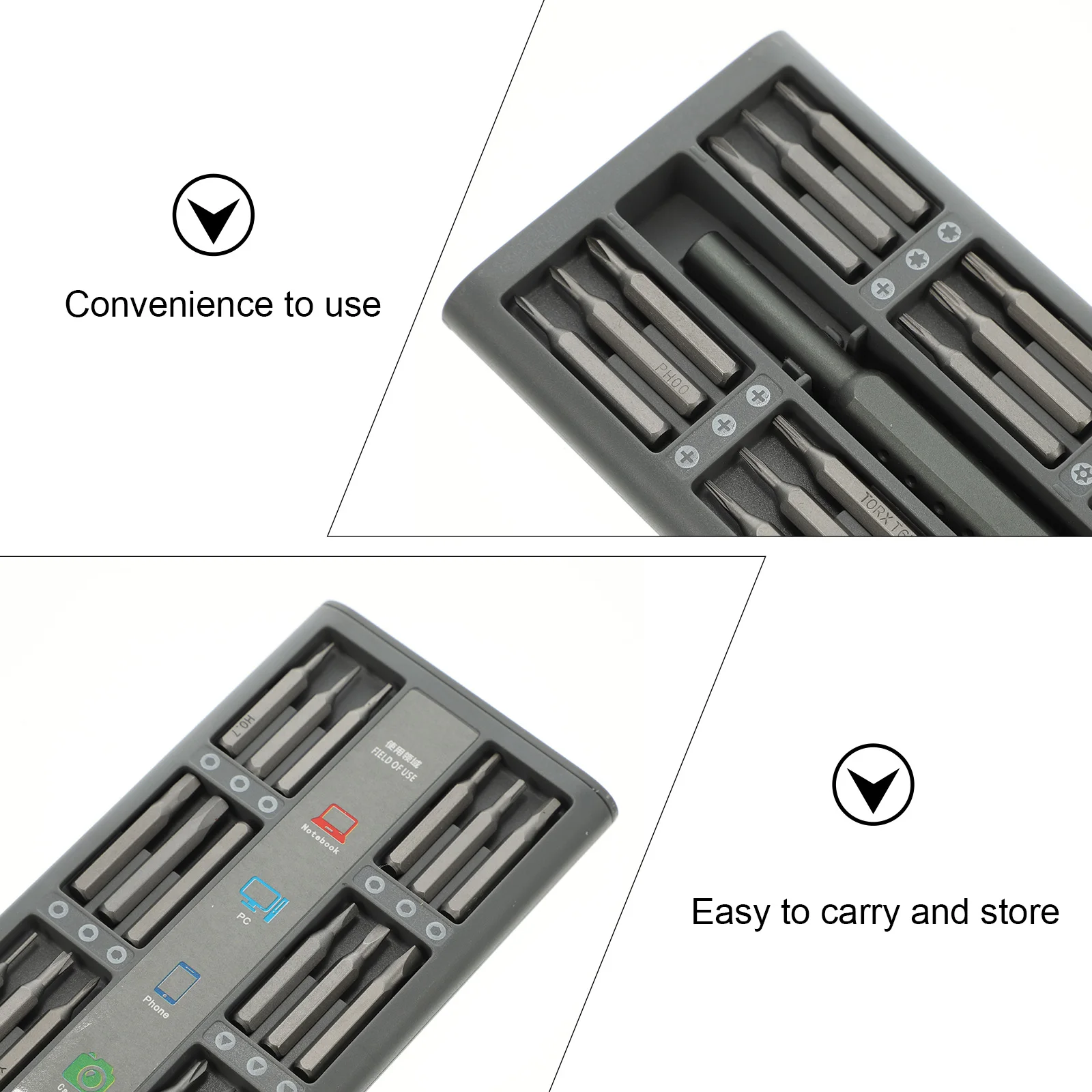 

1Set Multi-Function Screwdriver Set Maintenance Repair Tools Electronics Disassembly Repairing Kit for Phone Pc Watch