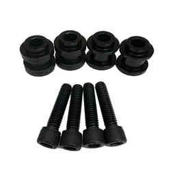 HCMT-Kit de herramientas de acoplamiento para Harley Softail FLDE FLSL FXLR FXBB FLSB FXST 18 +, barra Sissy desmontable de cuatro puntos, negro