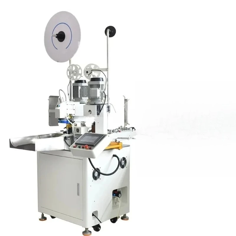 Fully Automatic Wire Cutting and Stripping Crimping Machine, Double He-ad Wire Cutting and Stripping Terminal Production Machine