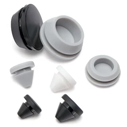 Silicone Stopper Rubber Stopper For Protection Soft Black Plate Hole Sealing Anti Slip Foot Pad Round Hole Seismic And Anti-coll