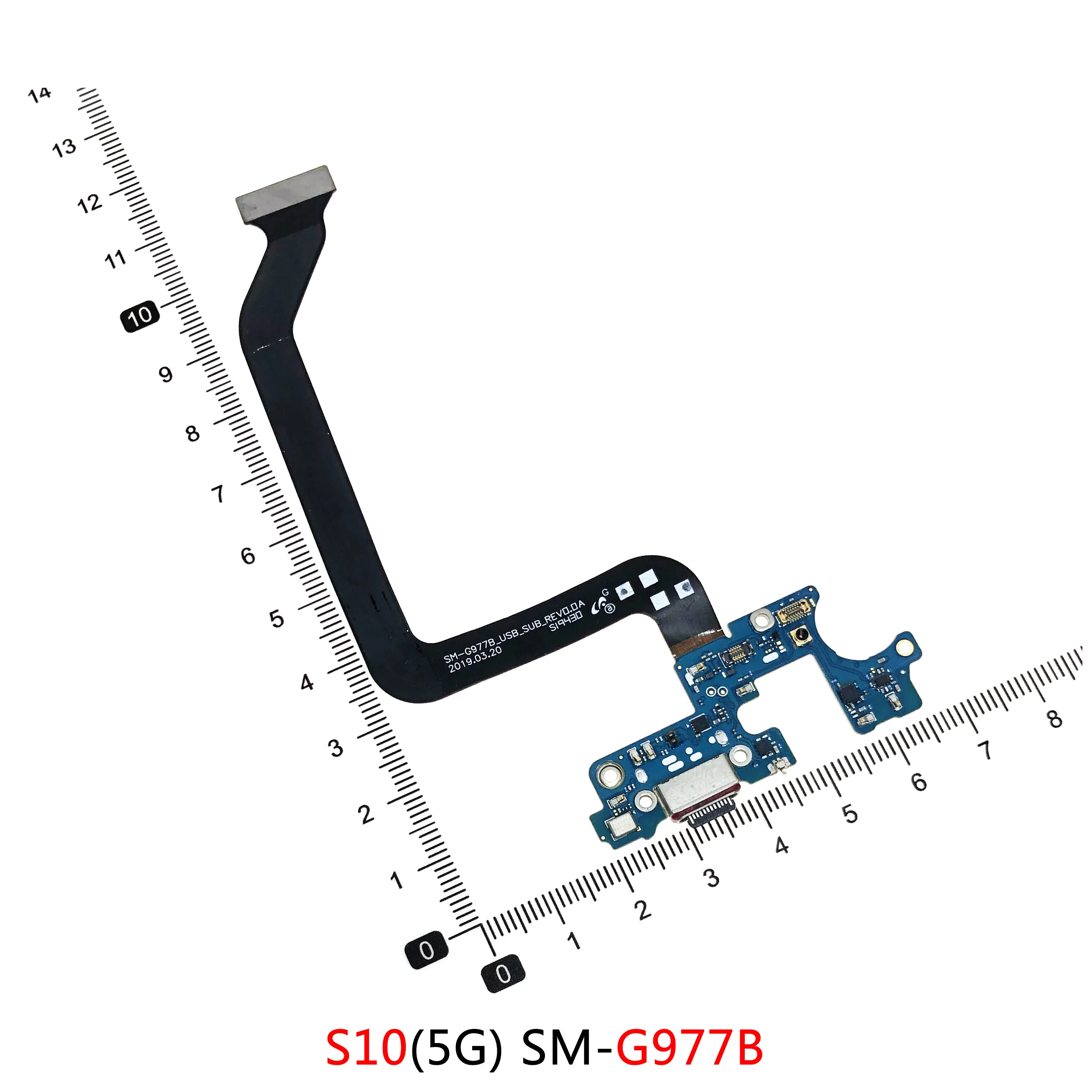 

USB Charger Board Flex Cable For Samsung S10 Lite G977B S20 Plus Ultra G986N G981 G988 G781 Connector Socket Port Charging Cable