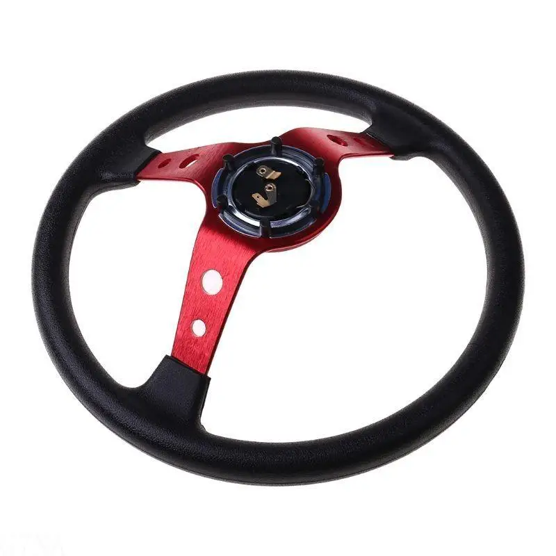 G7NA 14inch 360mm Deep Dish Drifting Steering Wheel Racing Sport Steering Wheel