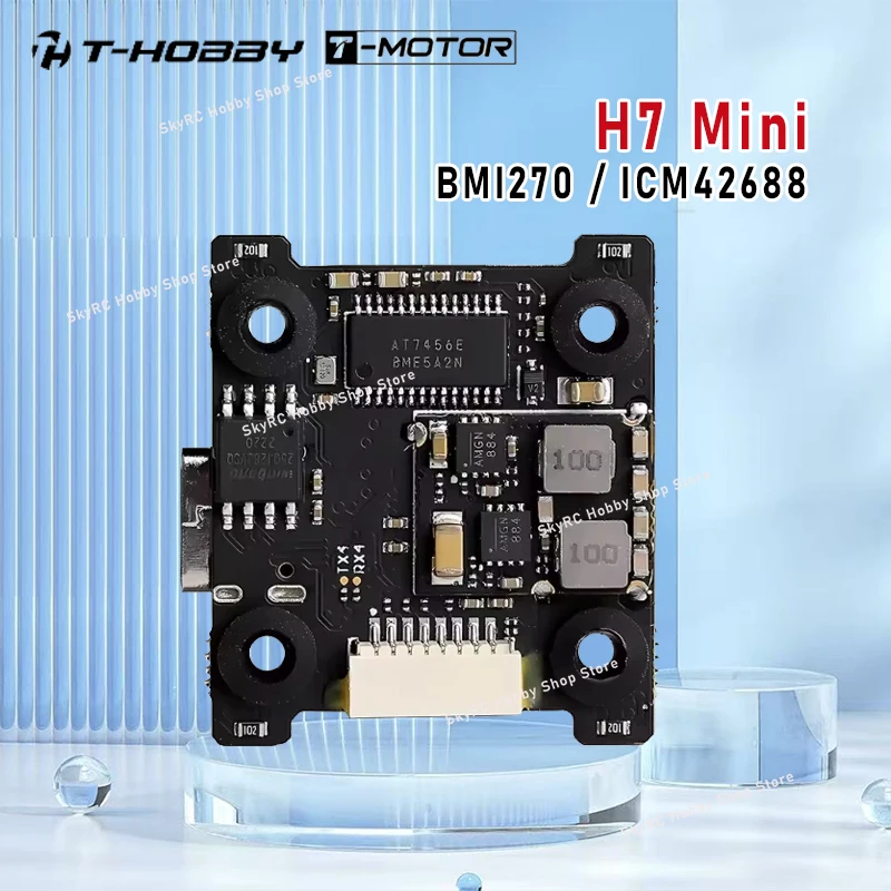 T-MOTOR T-HOBBY H7 MINI FC ICM42688/BMI270 DUAL BEC Multifunctional Freestyle Cinematic Flight Controller for RC FPV Parts