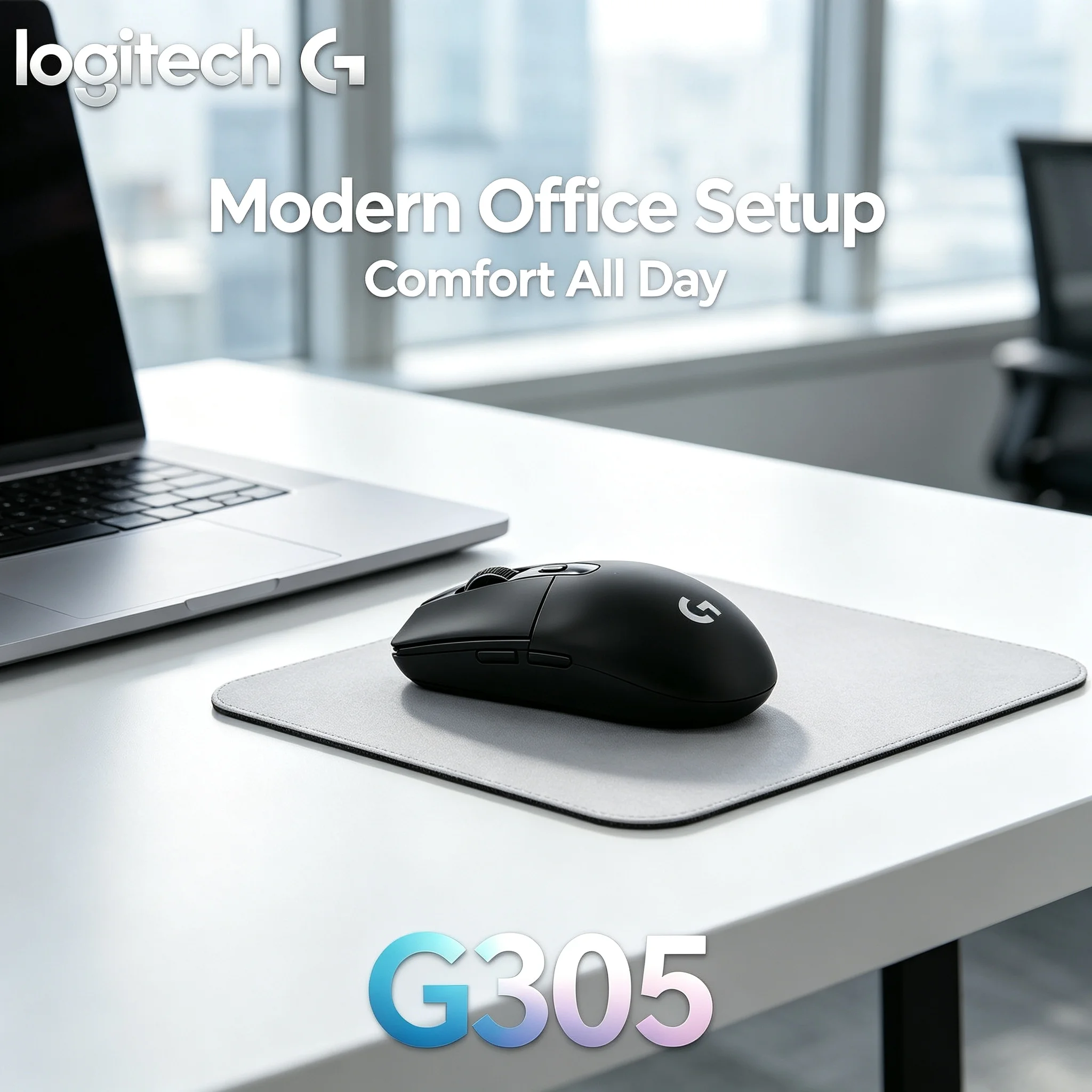 Logitech G305 Wireless Gaming Mouse LIGHTSPEED Technology Stable Wireless Connection For PC Laptop Gamer