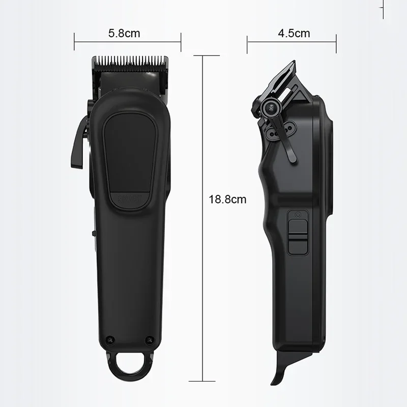 5-سرعات المحرك المهنية مجموعة 3 ألوان مقص الشعر L-939W 5-سرعة تعديل اللاسلكي المتقلب أدوات الحلاق صالون الحلاقة للرجال