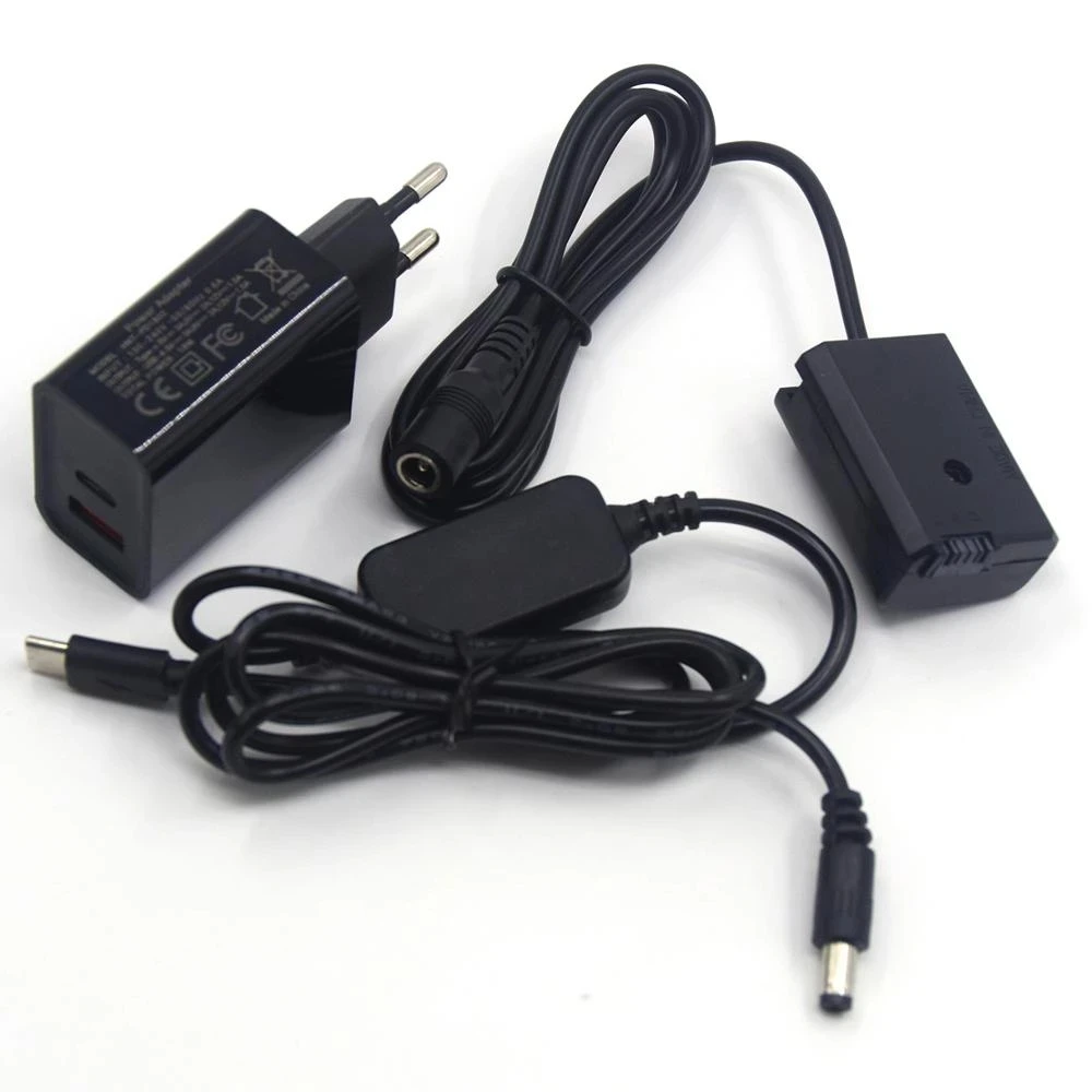 

USB Type-C Charger Cable+NP-FW50 Dummy Battery+PD Charger For Sony A7S2 A7S A7 II A7R A7RII a7m2 A6000 A6300 A6500 A7000 ZV-E10