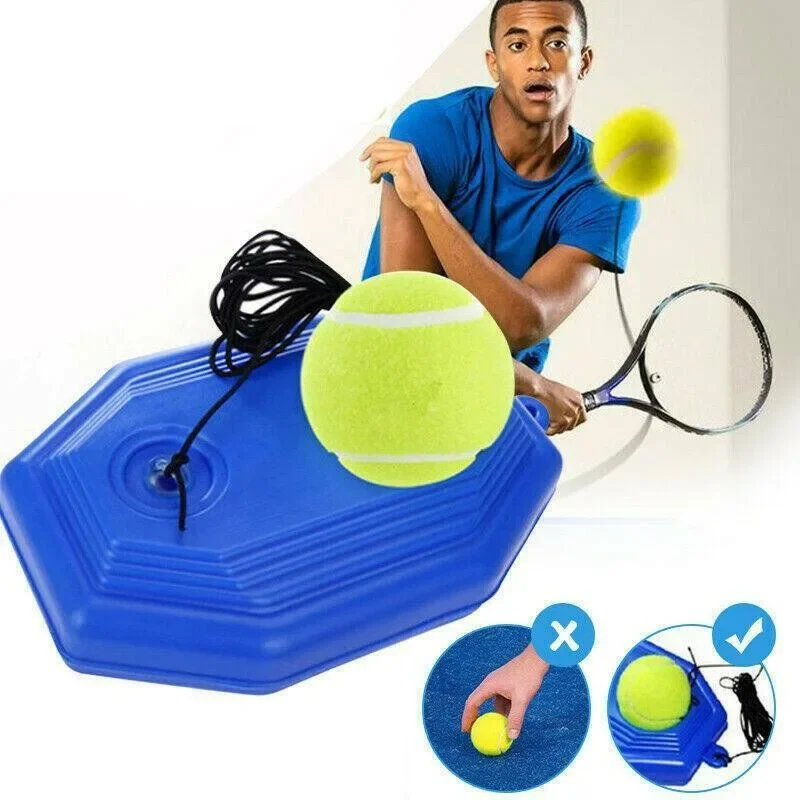 Solo Tennis Trainer per bambini e adulti Ball Rebounder con String Self Tennis Practice Training Rebound Ball Tool per principianti