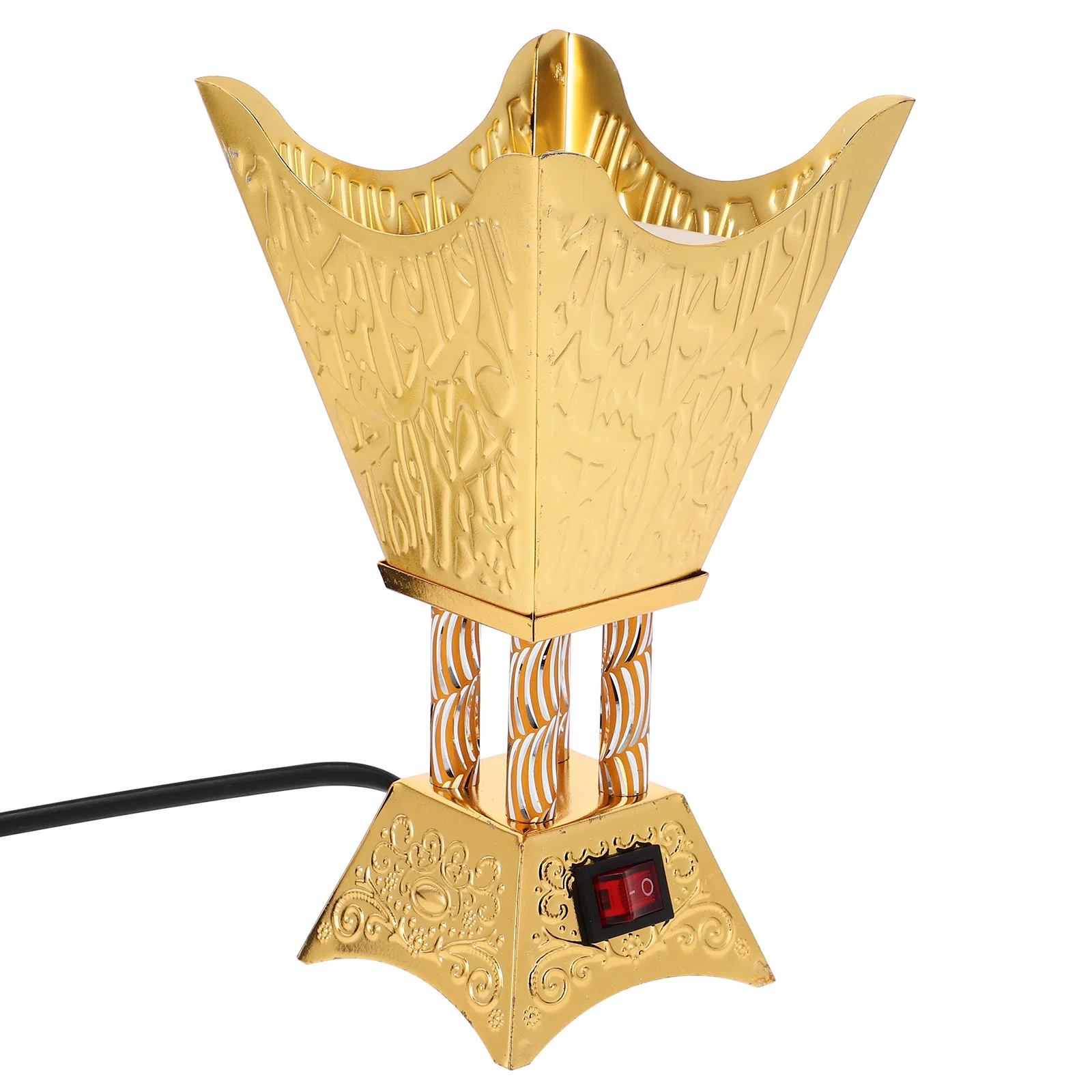 

Electric Incense Aroma Censer Bakhoor Home Stove Metal Middle East Style Incense Holder Electric Censer Burner