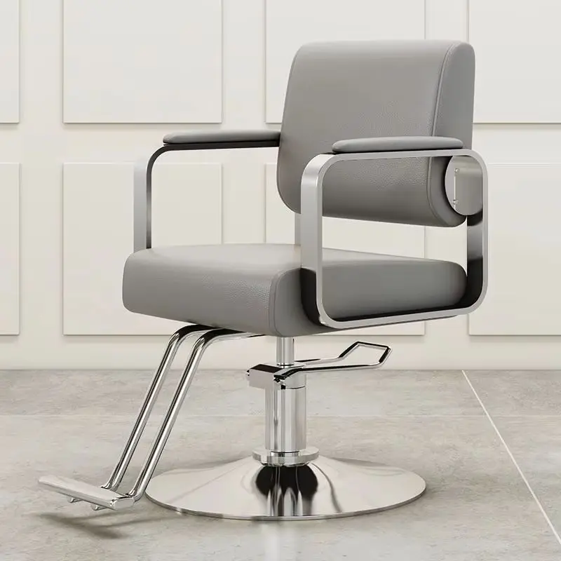 Professional Barber Chair Shampoo Manicure Beauty Barber Chair Swivel Makeup Vintage Waiting Cadeira Gamer Hair Salon Furniture