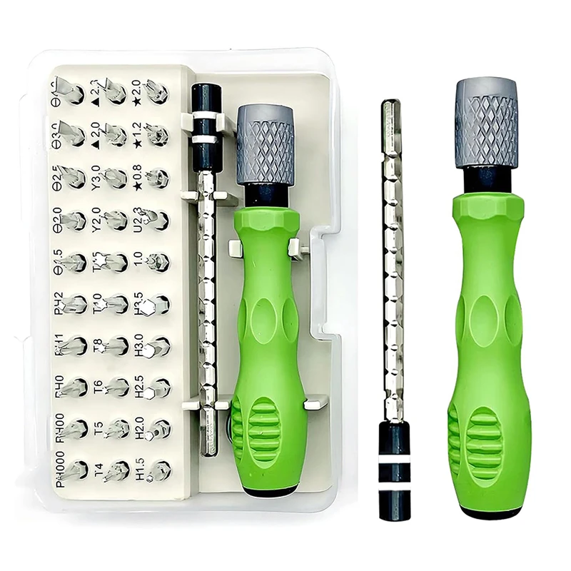 

Mini 32 In 1 Precision Screwdriver Set Magnetic Phillips Bits Multifunctional Hand Repair Tool For Phone Watch Glasses PC