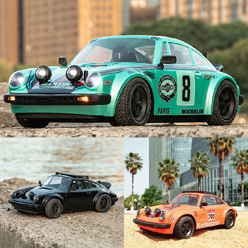 RZHOBBY WRC9 933 Dakar Auto da rally RC in scala 1/10 - Modello di veicolo fuoristrada elettrico brushless 4WD, regalo perfetto per gli appassionati di RC