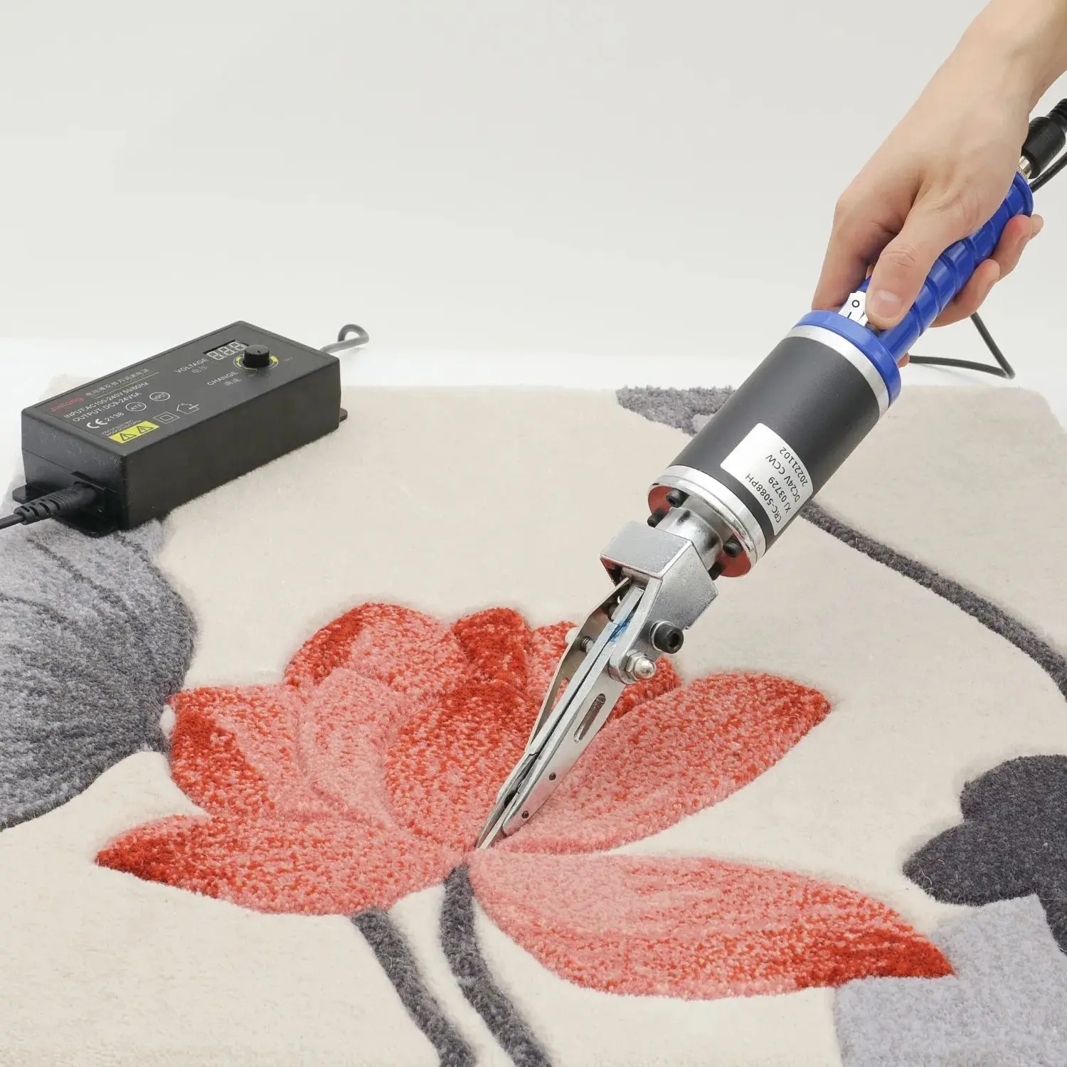 

Electric Tufting Rug Carving Scissors Carpet Carver Tool Handmade Carpet Carving Engraving Trimming Modeling Scissors