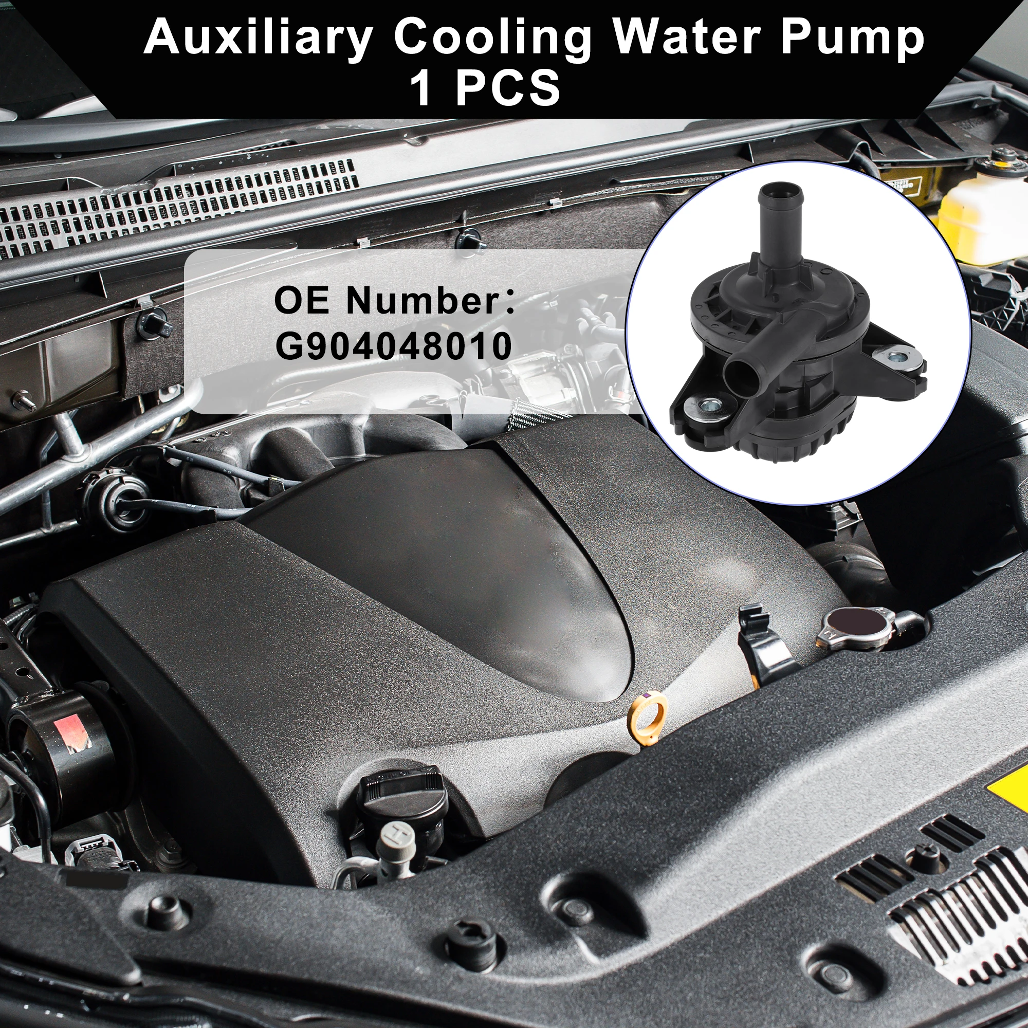 مضخة مياه تبريد مساعدة من UXCELL لسيارة لكزس GS450h V6 3.5L (FULL HYBRID EV-GAS (FHEV) رقم G904048010 مضخة تبريد مساعدة للسيارة #2