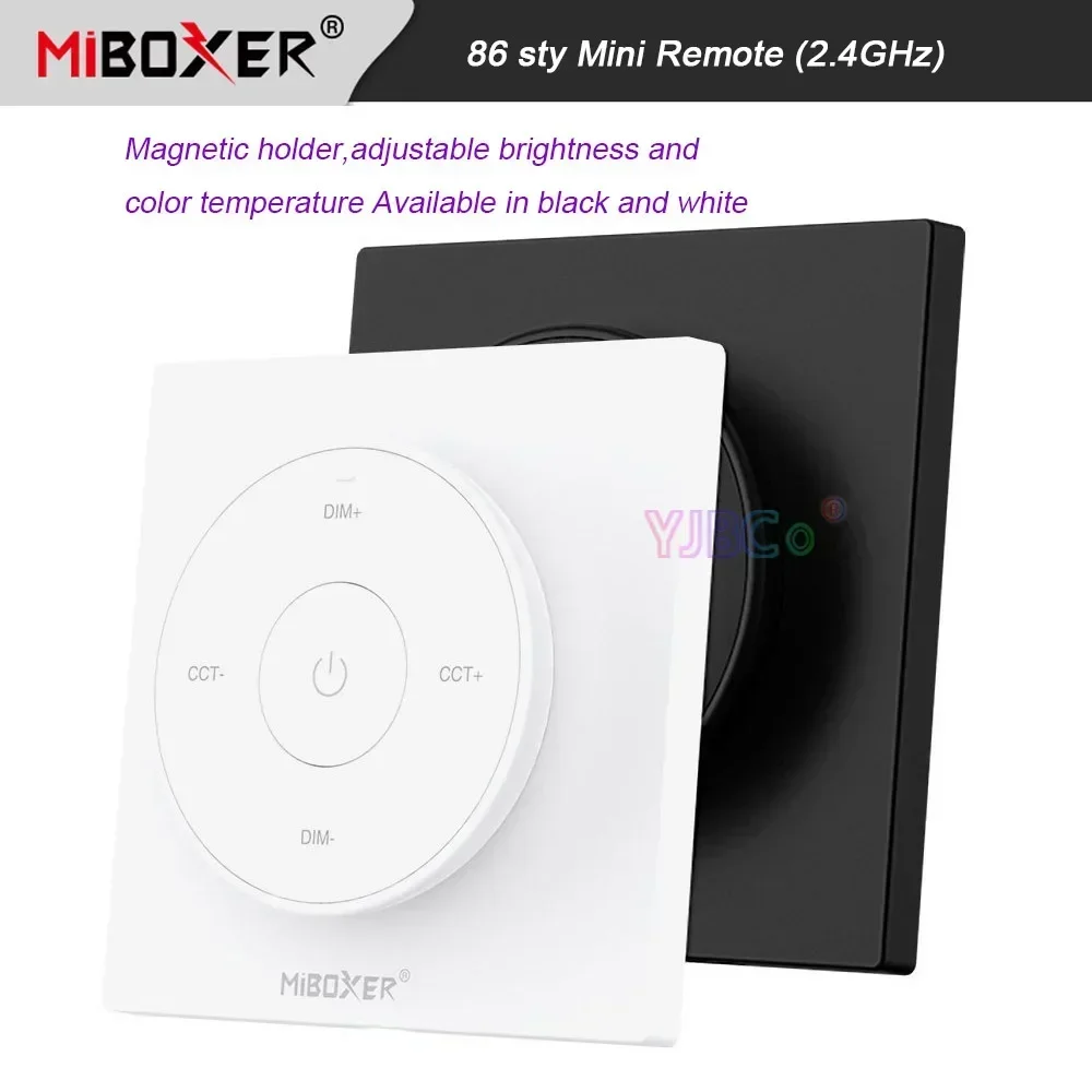 MiBoxer 86 sty temperatura di colore CCT 2.4G RF Mini telecomando singolo colore regolare lampadina a LED Dimmer interruttore Dimmer Controller di