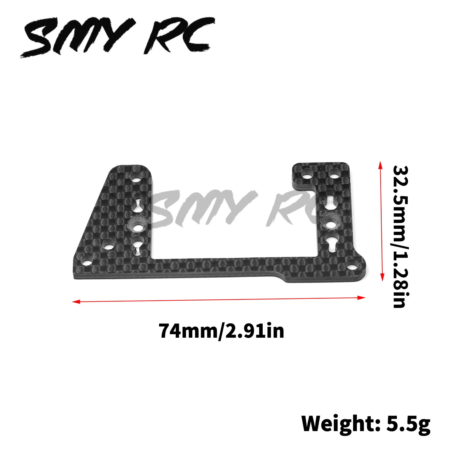 Premium Carbon Fiber Servo Mount Plate TO-266-MP11 ST/TH for Kyosho MP11 RC Car – Lightweight, High Strength Upgrade Accessory