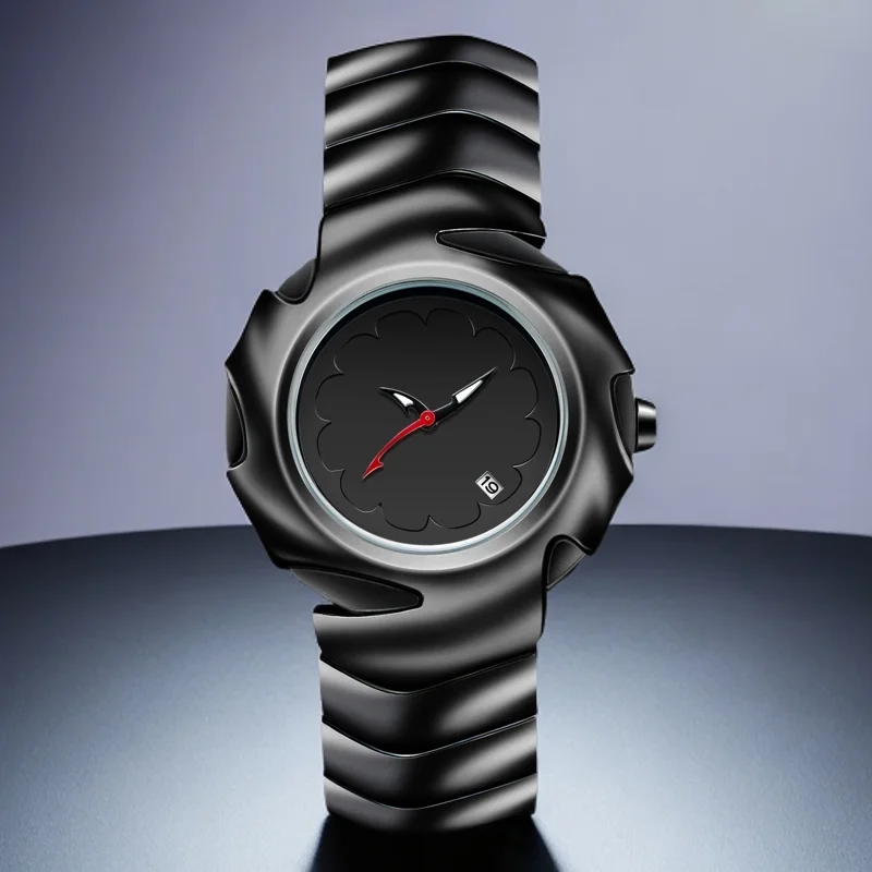 PINTIME Luxury Sport Wristwatch For Men Waterproof Luminous Chronograph Vintage Ins Style Y2K Blade Cool Trendy men\'s Watches