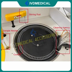 For SINNOWA Biochemical Analyzer SX260 SX-260 Cuvette Sample Needle Stirring Rod Cleaning Agency Waste Pump Original New