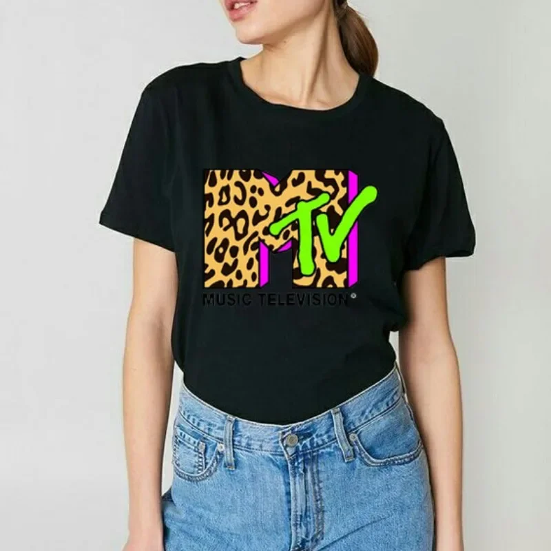 Classic MTV Logo Spring Break 87' Graphic Shirt Family Vacation Cotton T-Shirt Matching Birthday Gifts Casual Style Streetwear