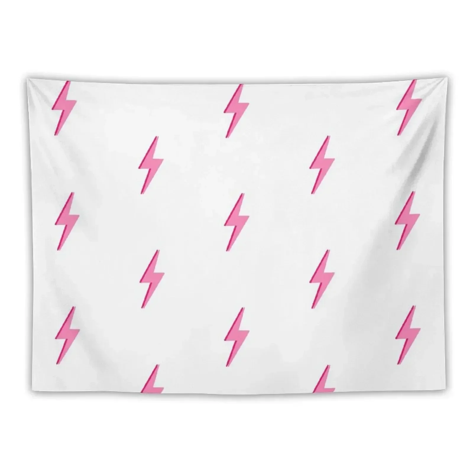 

Pink Lightning Bolt Tapestry Korean Room Decor Home Decorating Funny Tapestry