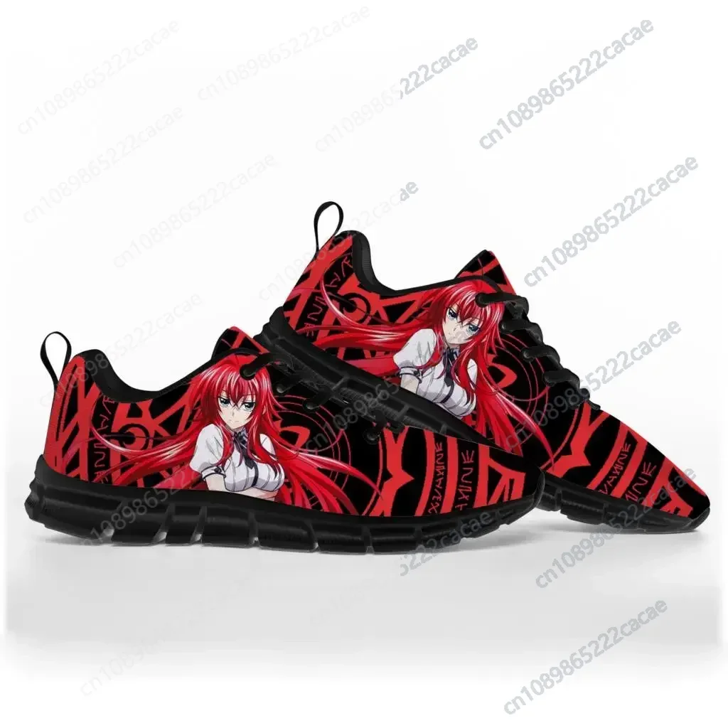 

Anime High School DxD Rias Gremory Sports Shoes Mens Womens Teenager Kids Children Sneakers Custom High Quality Couple Shoe