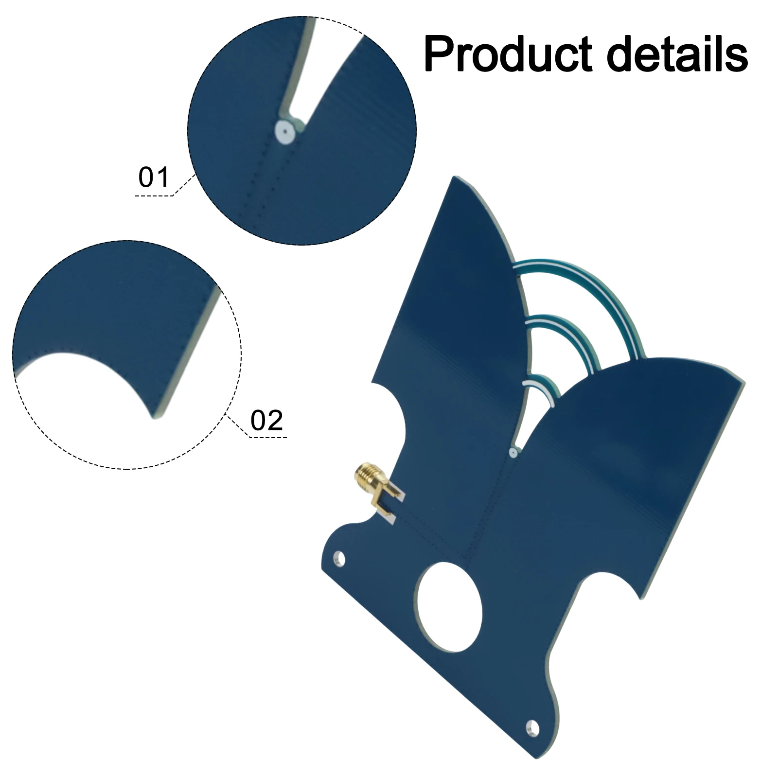 

Antenna Applications Broadband Antenna High Gain Directional Antenna Maximum Input Power 50W Operating Frequency 420MHz - 10GHz