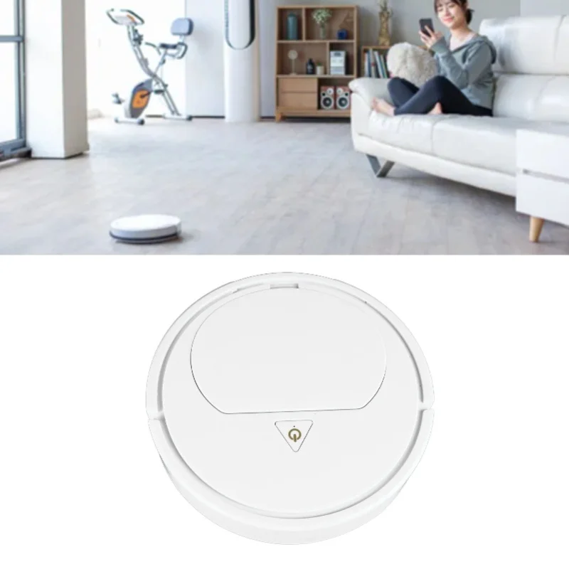 Sweeping Robot Strong Suction Power 1500mAh 60mins Runtime Automatic Vacuum Cleaner For Dust Debris